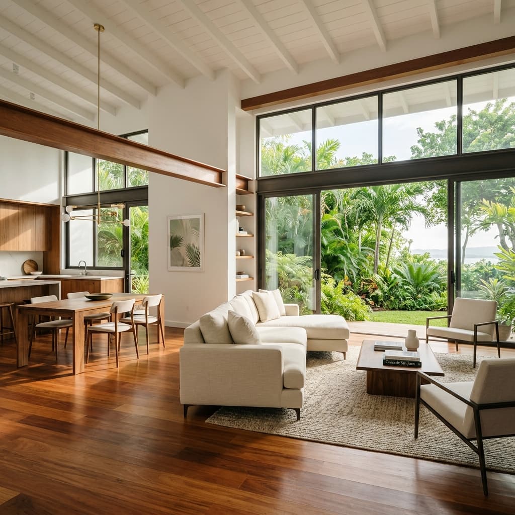 Beautifully renovated interior in Puerto Rico