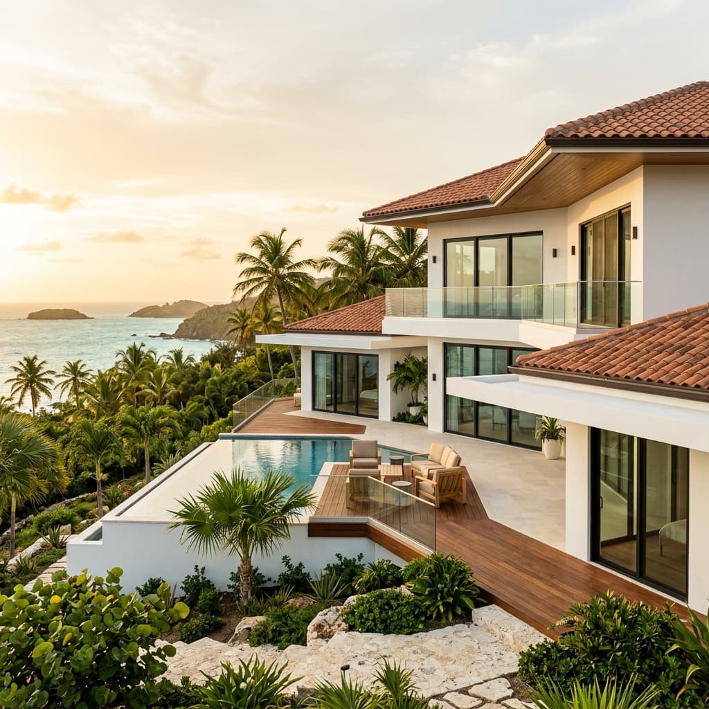 Luxury coastal home in Puerto Rico